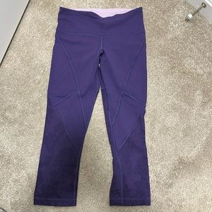 Lululemon Power Vinyasa Crop 4 XS GUC